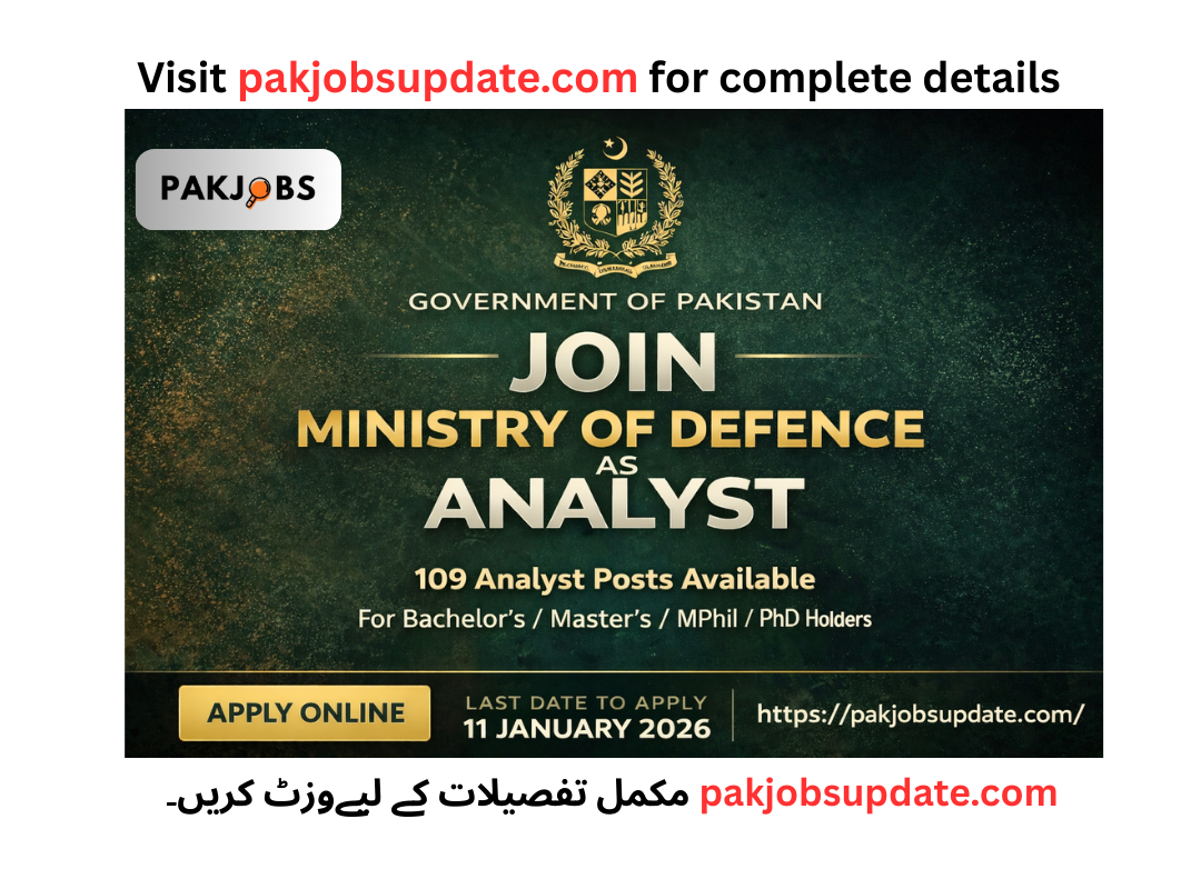 Join Ministry of Defence as Analyst Latest MOD Jobs 2026 Apply Now