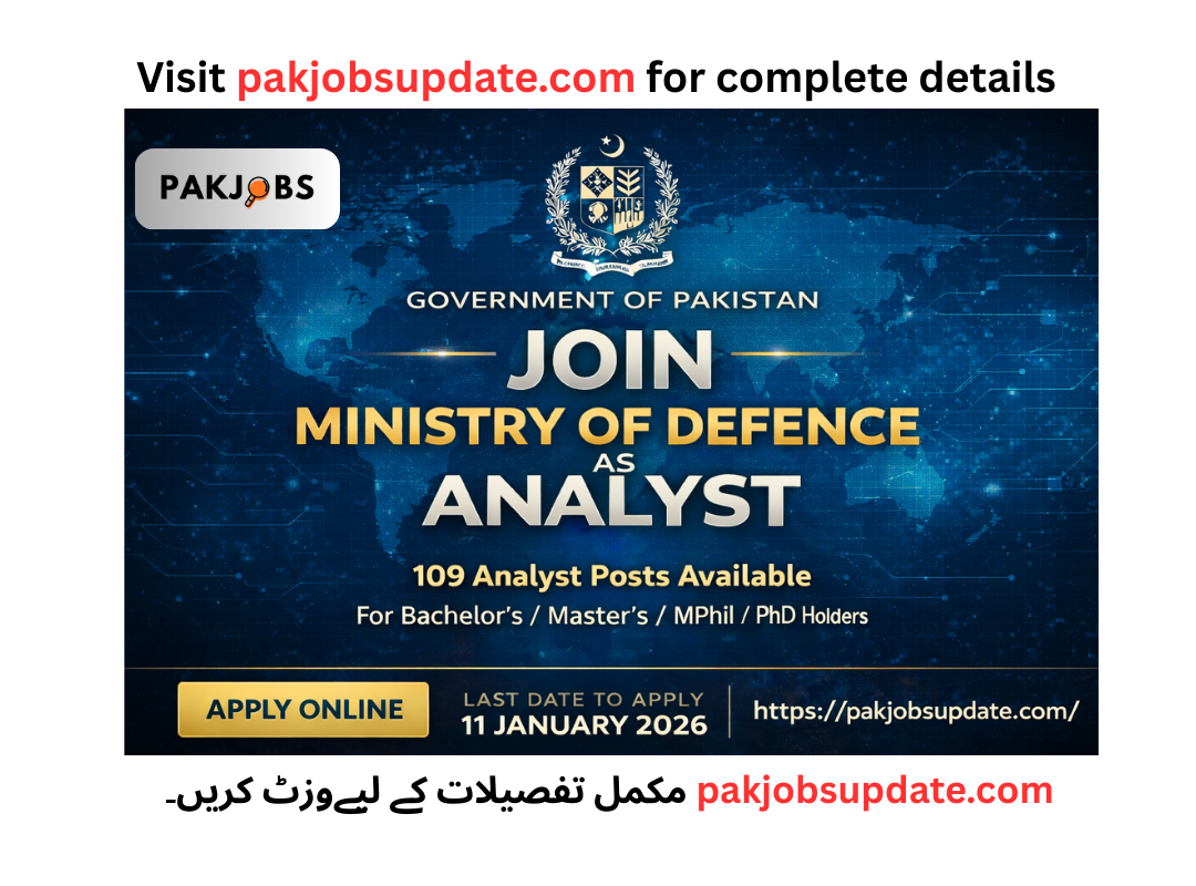Join Ministry of Defence as Analyst Latest MOD Jobs 2026 Apply Now