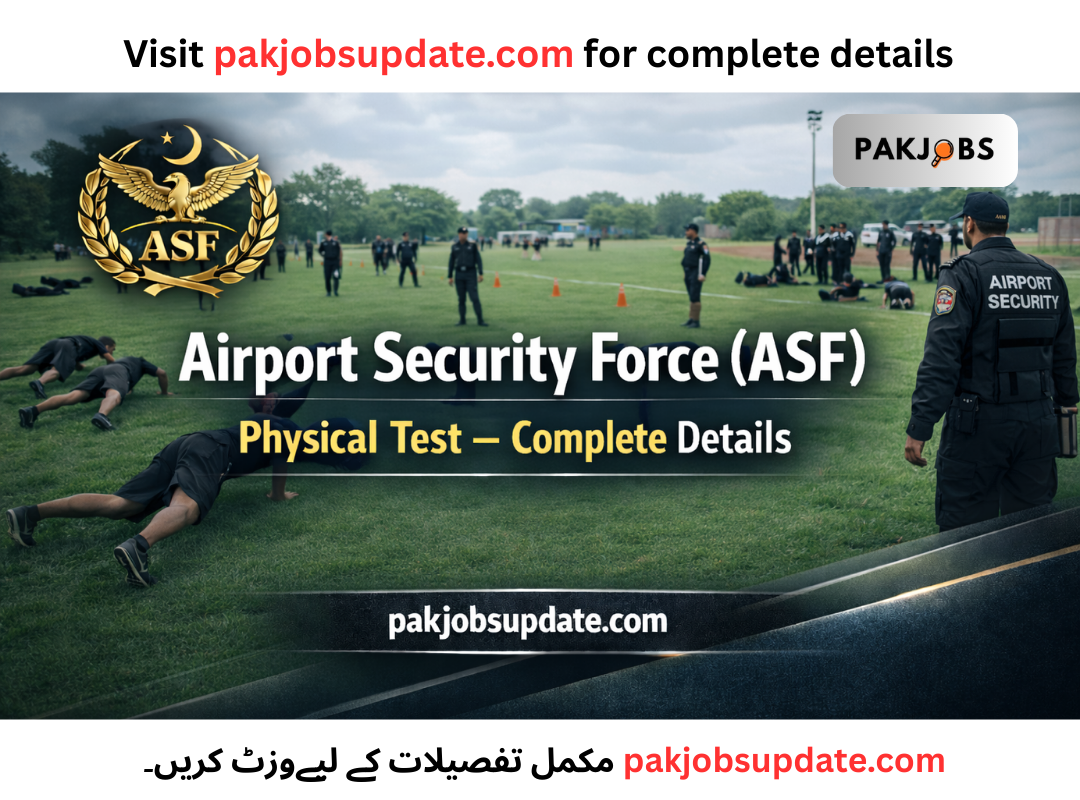 Airport Security Force (ASF) Physical Test Complete Details