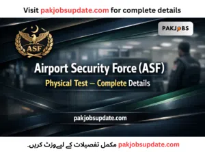 Airport Security Force (ASF) Physical Test Complete Details