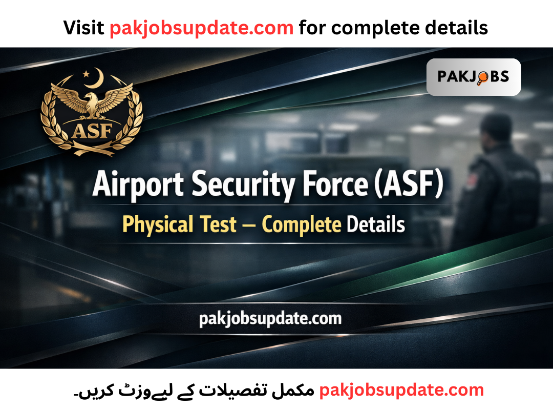 Airport Security Force (ASF) Physical Test Complete Details