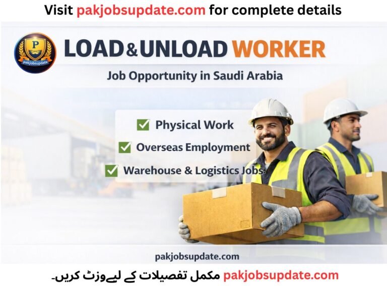 Load and Unload Worker Jobs in Saudi Arabia