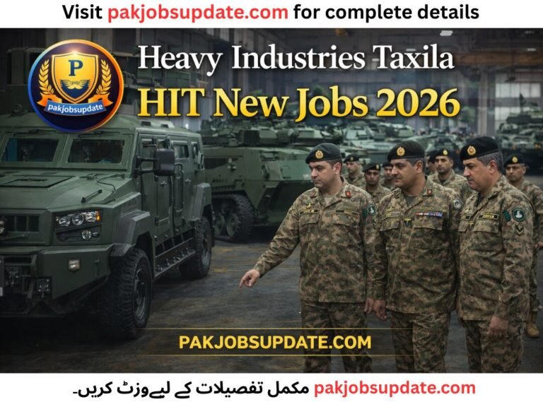 Heavy Industries Taxila HIT New Jobs 2026