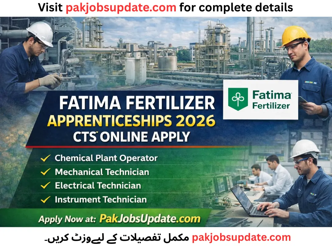 Fatima Fertilizer Apprenticeships 2026 CTS Online Apply