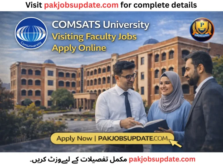 COMSATS University Visiting Faculty Jobs Apply Online