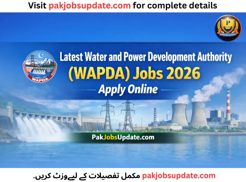 Latest Water and Power Development Authority (WAPDA) Jobs 2026 Apply online