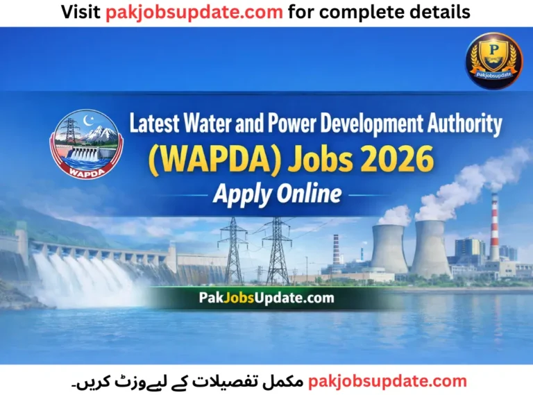 Latest Water and Power Development Authority (WAPDA) Jobs 2026 Apply online
