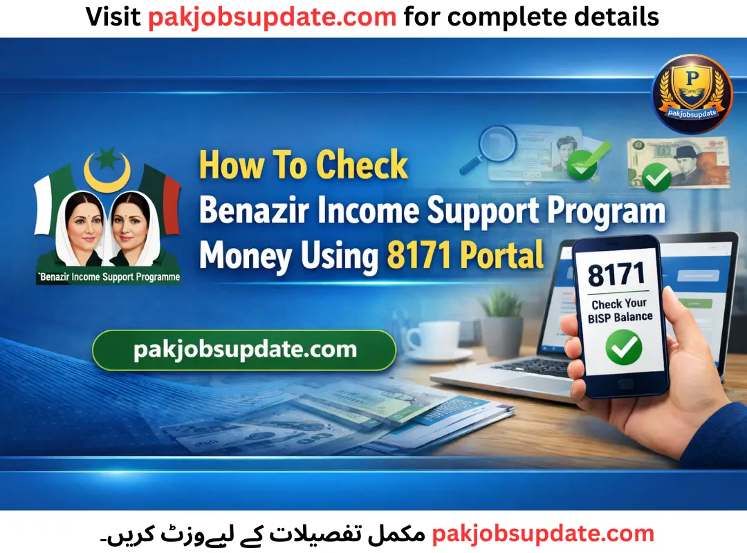 How To Check Benazir Income Support Program Money Using 8171 Portal