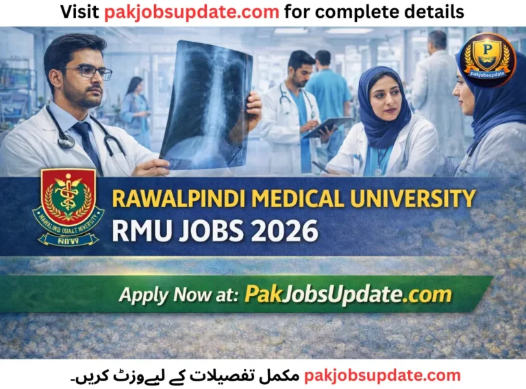 Rawalpindi Medical University (RMU)  Jobs 2026