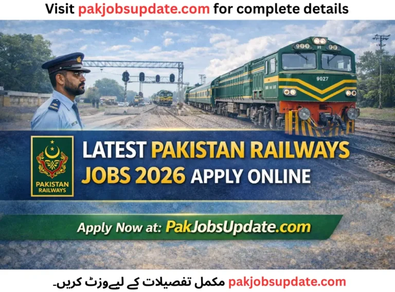 Latest Pakistan Railways Jobs 2026 Apply Online