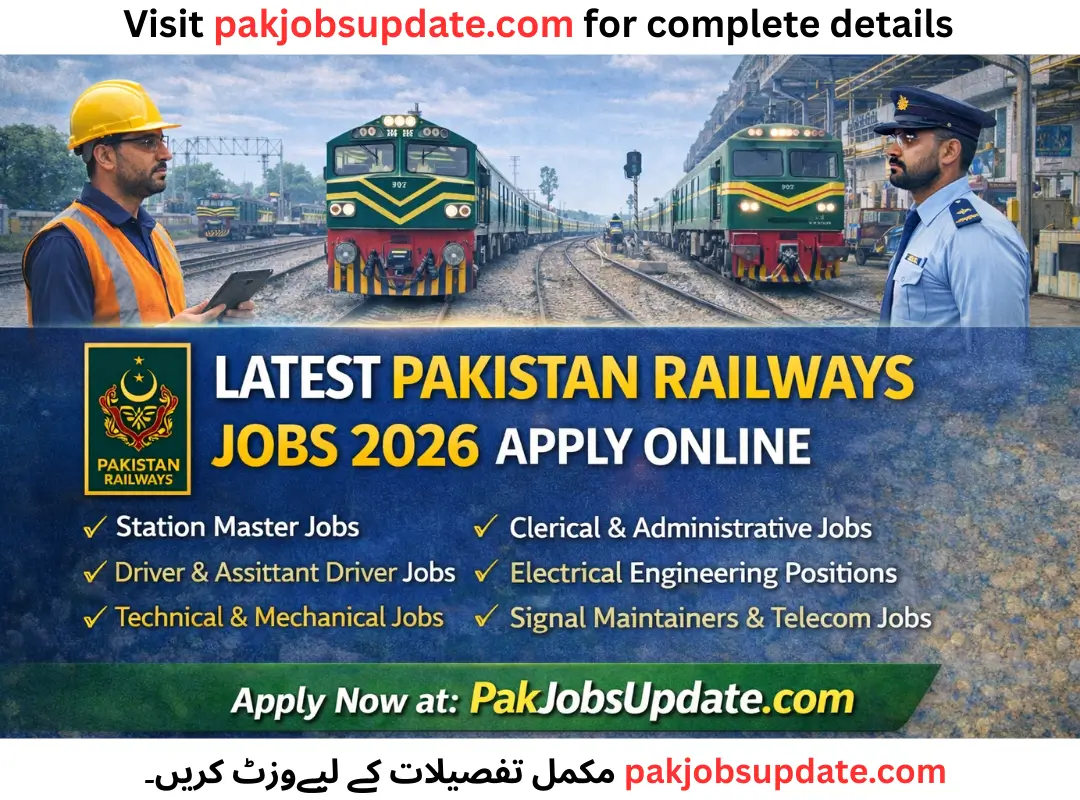 Latest Pakistan Railways Jobs 2026 Apply Online