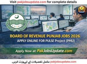 Board of Revenue Punjab Jobs 2026 Apply Online for PULSE Project (PMU)
