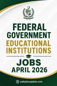 Federal Government Educational Institutions Jobs April 2026