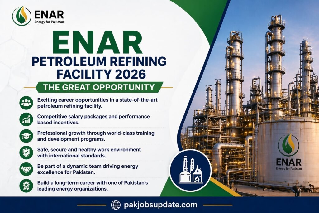  ENAR Petroleum Refining Facility jobs in Karachi