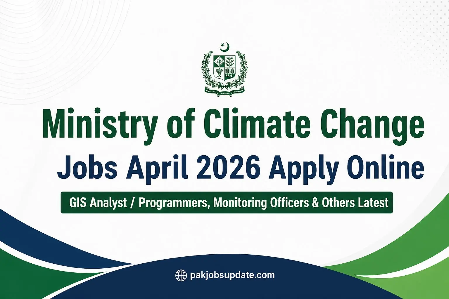 Ministry of Climate Change Jobs April 2026
