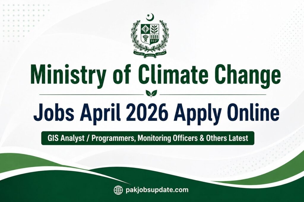 ministry of climate change jobs April 2026 apply for disability