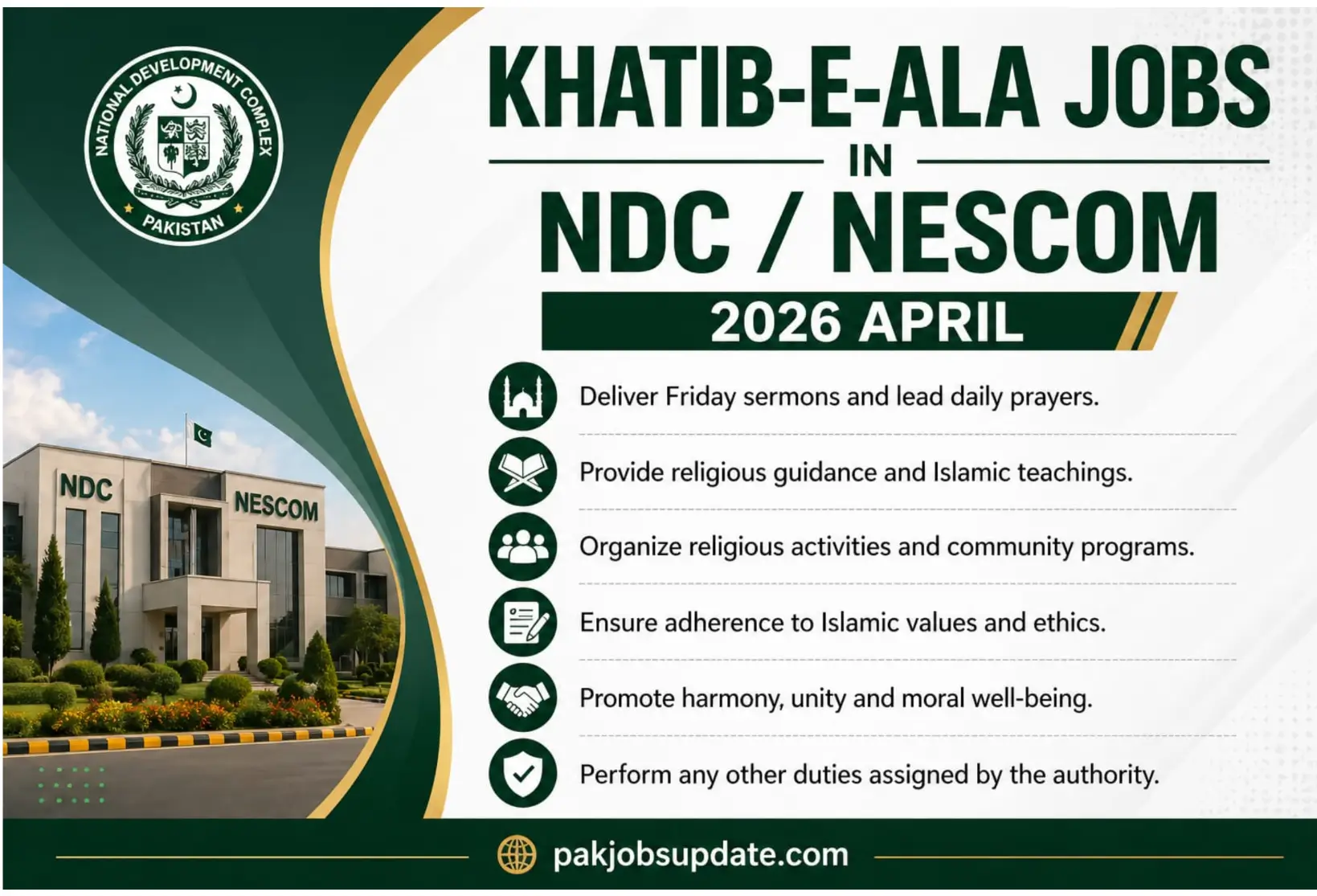 online islamic jobs in pakistan