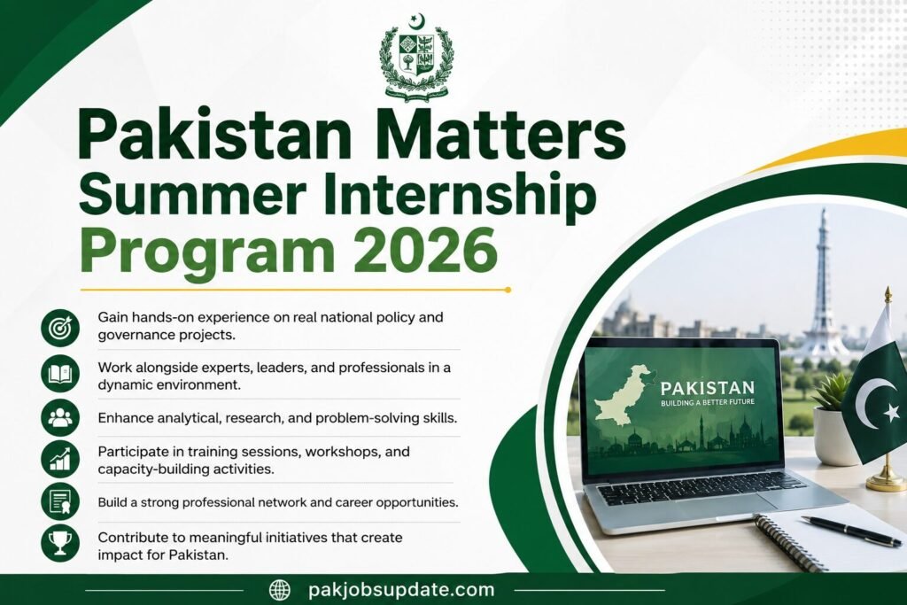 Pakistan Matters Summer Internship Program 2026