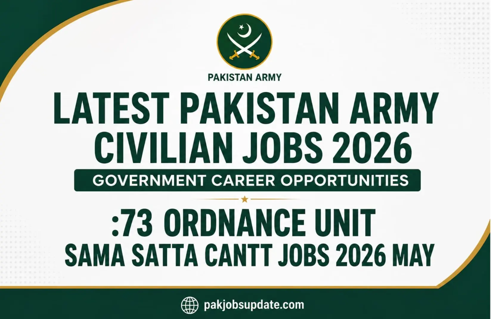 Pakistan Army Civilian Jobs