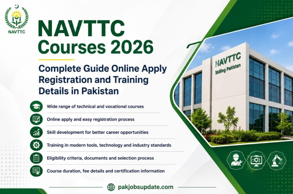 NAVTTC Courses 2026 Complete Guide Online Apply Registration and Training Details in Pakistan