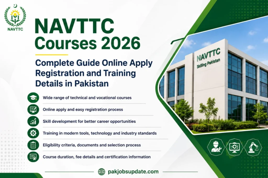 NAVTTC Courses 2026 Complete Guide Online Apply Registration and Training Details in Pakistan

