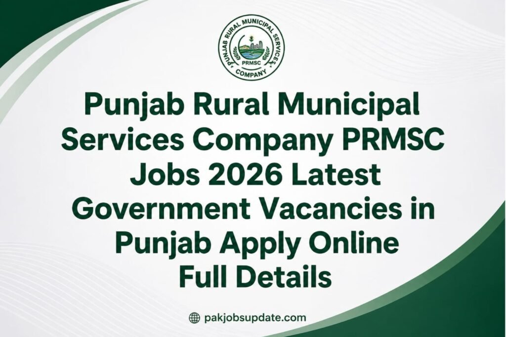 PRMSC Jobs 2026