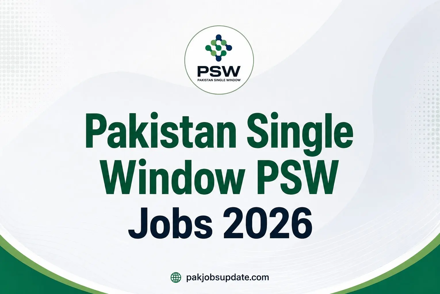 Pakistan Single Window PSW jobs