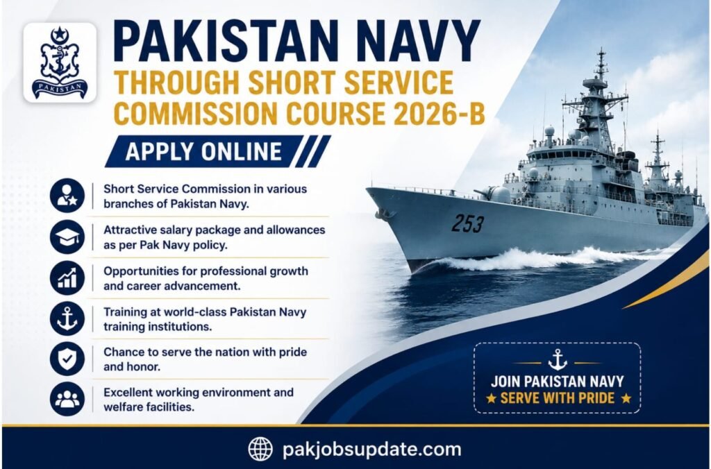  Pak Navy SSC Course 2026 