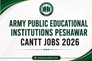 Army Public Educational Institutions Peshawar Cantt Jobs 2026 Latest APS Teaching and Administration Jobs 