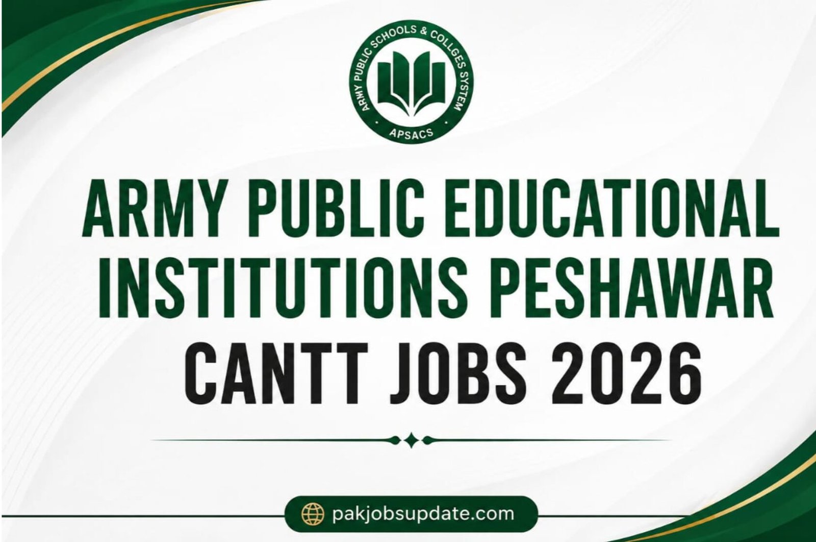 Army Public school jobs