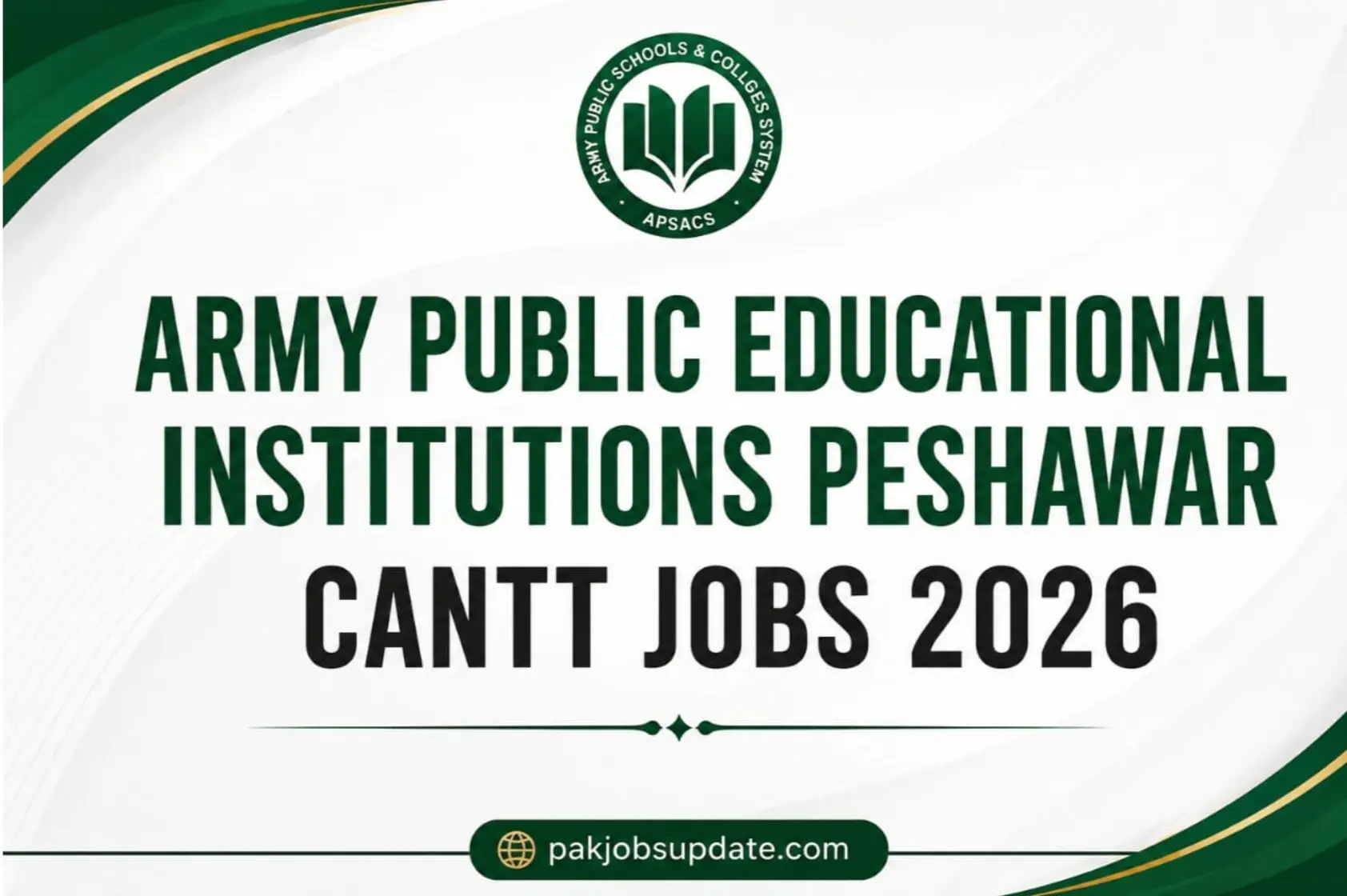 Army Public school jobs