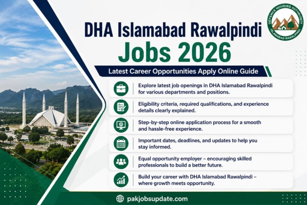 DHA Islamabad Rawalpindi Jobs 2026