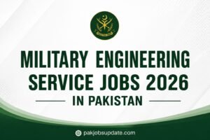 Military Engineering Service Jobs 2026 in Pakistan