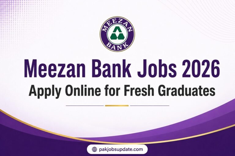 Meezan Bank Jobs 2026 Apply Online for Fresh Graduates