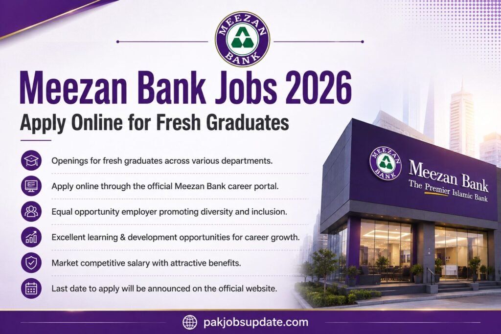 Meezan Bank Jobs 2026 Apply Online for Fresh Graduates
