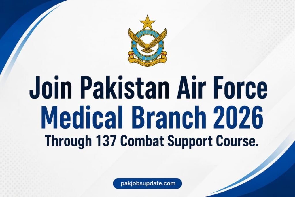 PAF Medical Branch Jobs 2026