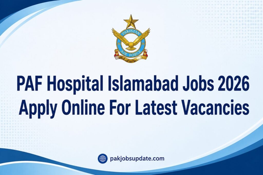 PAF Hospital Islamabad Jobs 2026