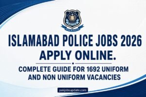 Islamabad Police Jobs 2026 Apply Online. Complete Guide for 1692 Uniform and Non Uniform Vacancies