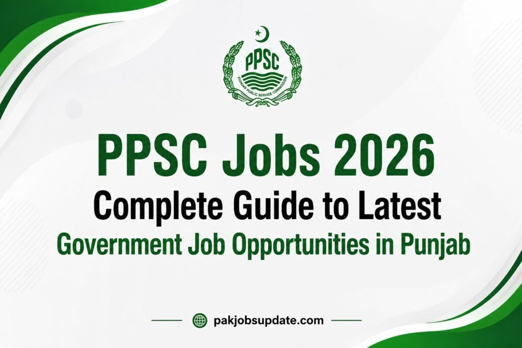 PPSC Jobs 2026 how to apply