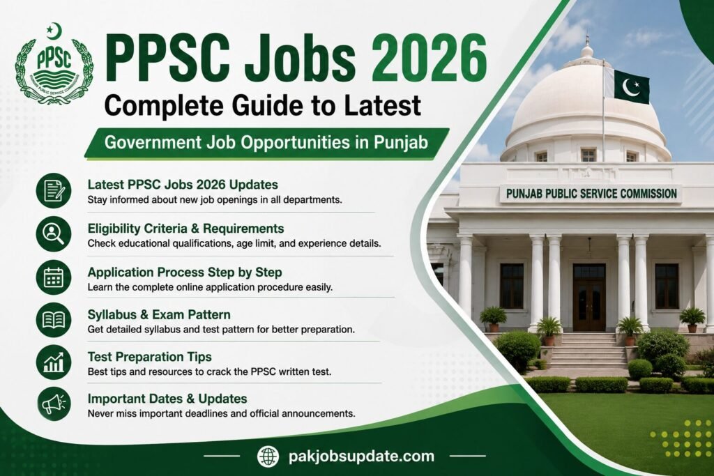 PPSC Jobs Latest Government Career Opportunity