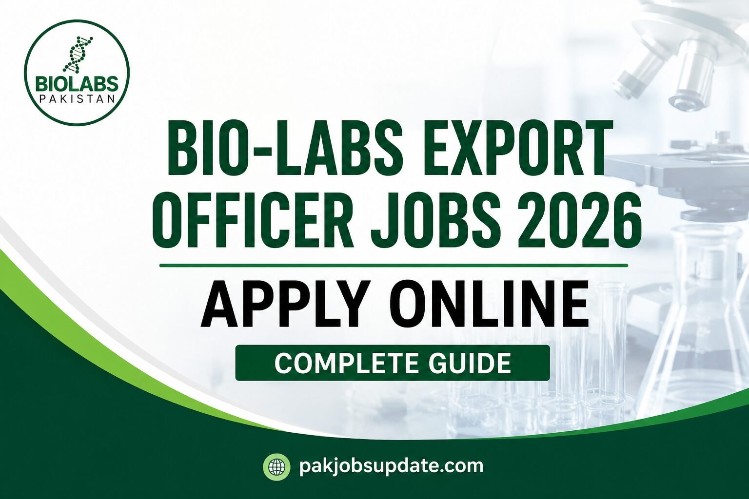 Bio Labs Export Officer Jobs