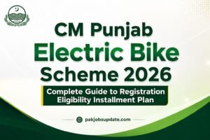 CM Punjab Electric Bike Scheme 2026. Complete Guide to Registration Eligibility Installment Plan