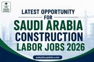 Saudi Arabia Construction Labor Jobs