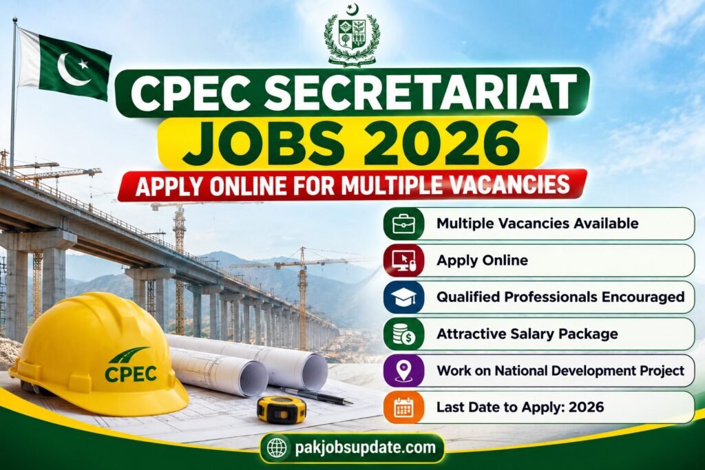 CPEC Secretariat Jobs 2026 Apply Online for Multiple Vacancies