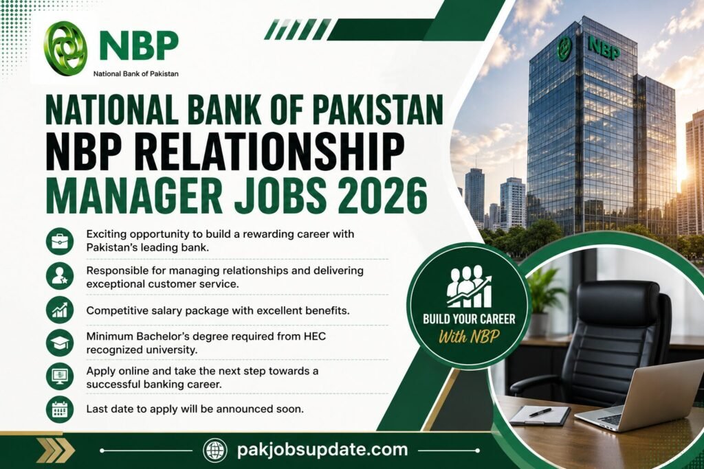 National Bank of Pakistan NBP Relationship Manager Jobs 2026