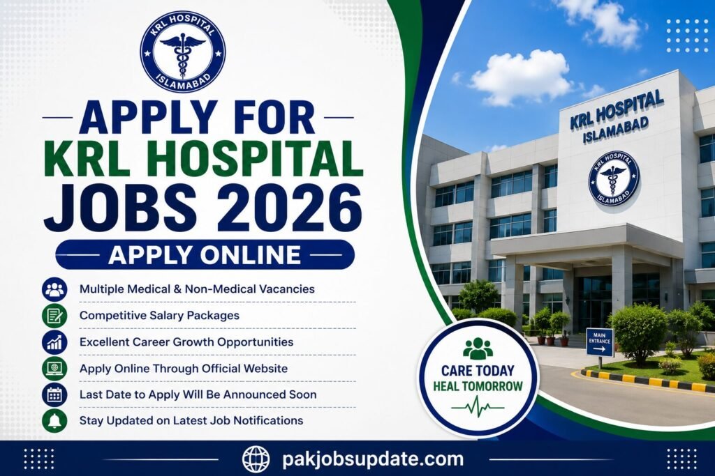 Apply For KRL Hospital Jobs 2026: Apply Online