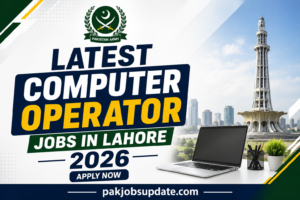 Computer Operator Jobs Lahore