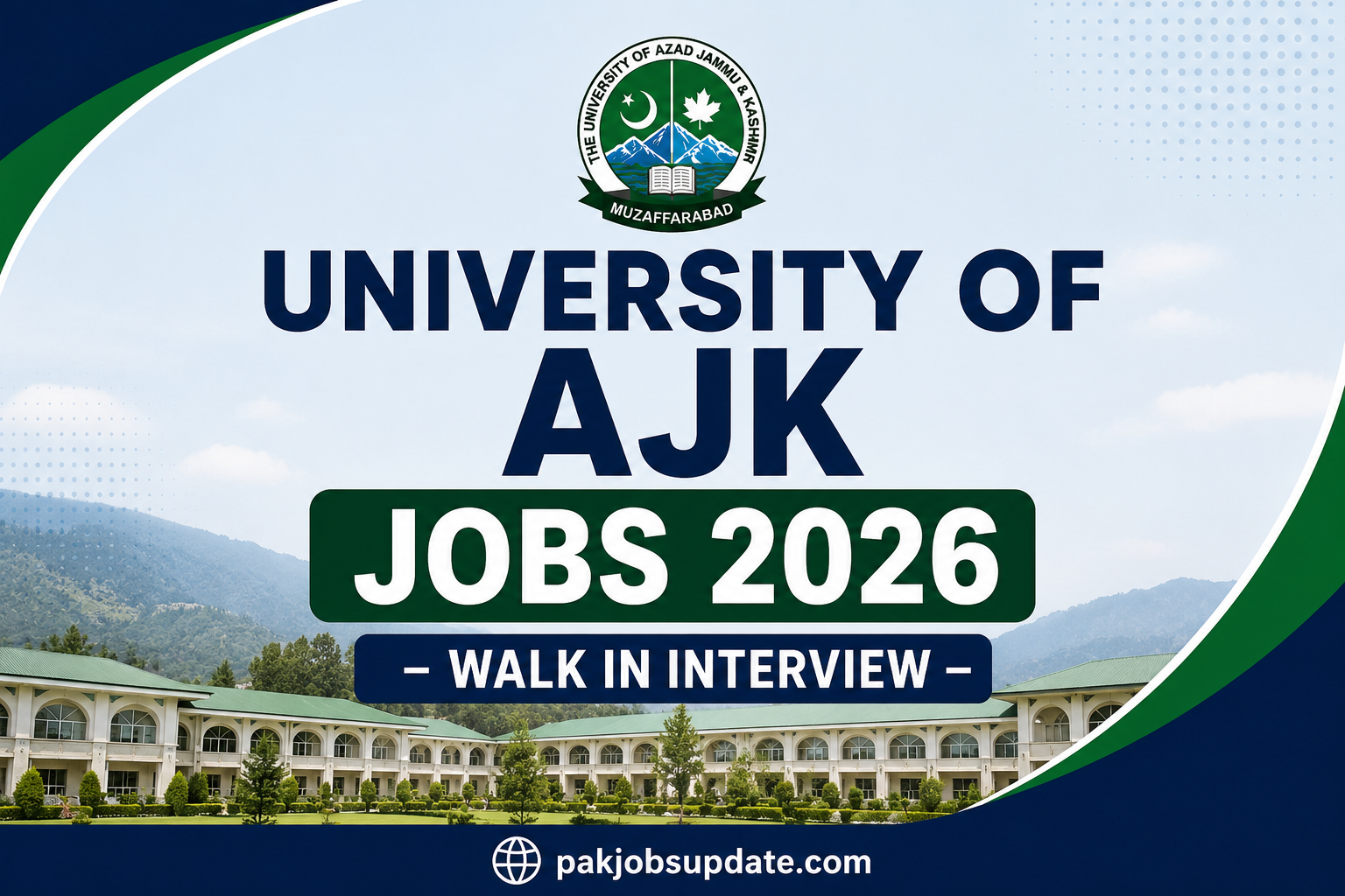 University of AJK Jobs 2026