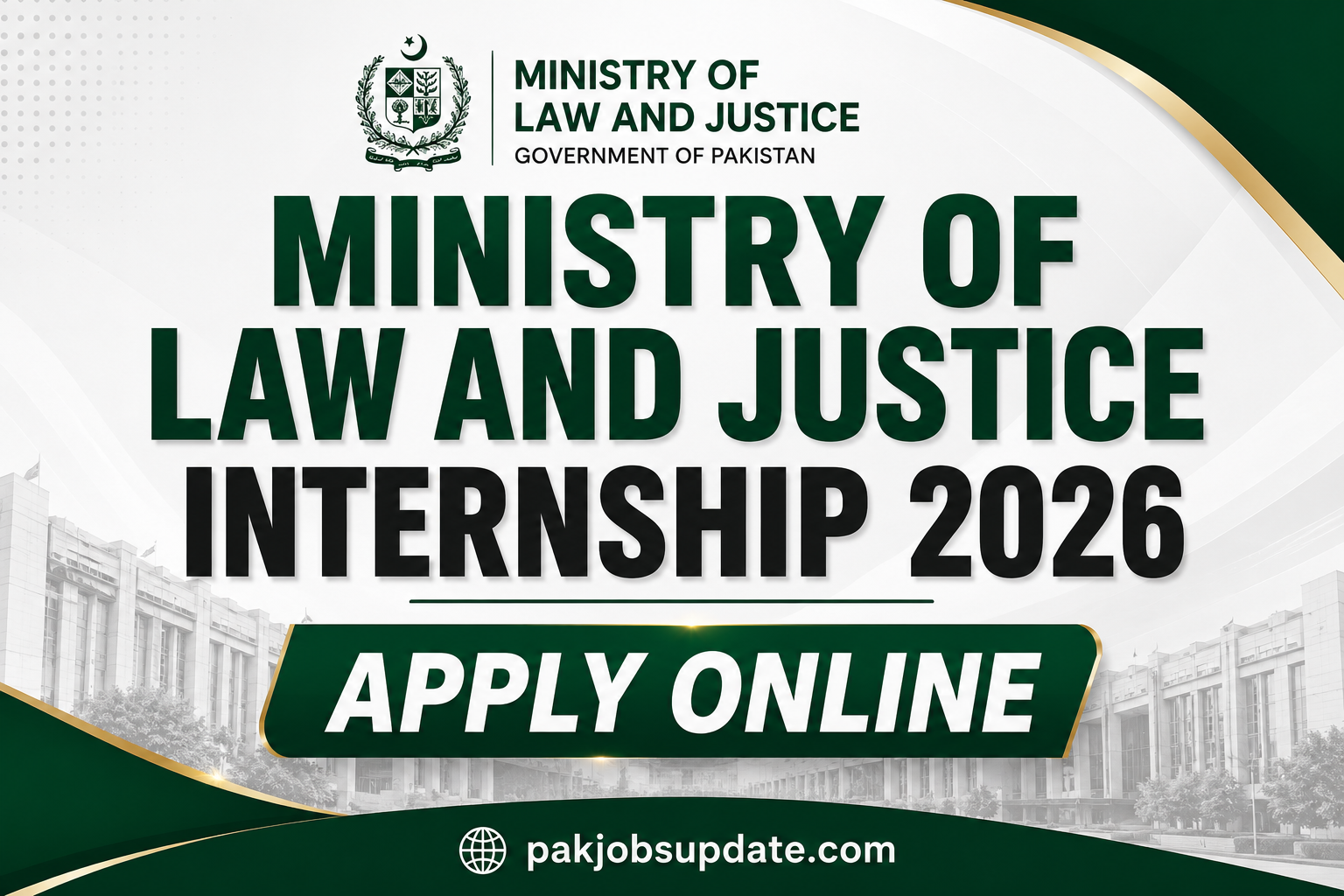 Ministry of Law and Justice Internship