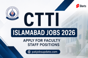 CTTI Islamabad Jobs 2026